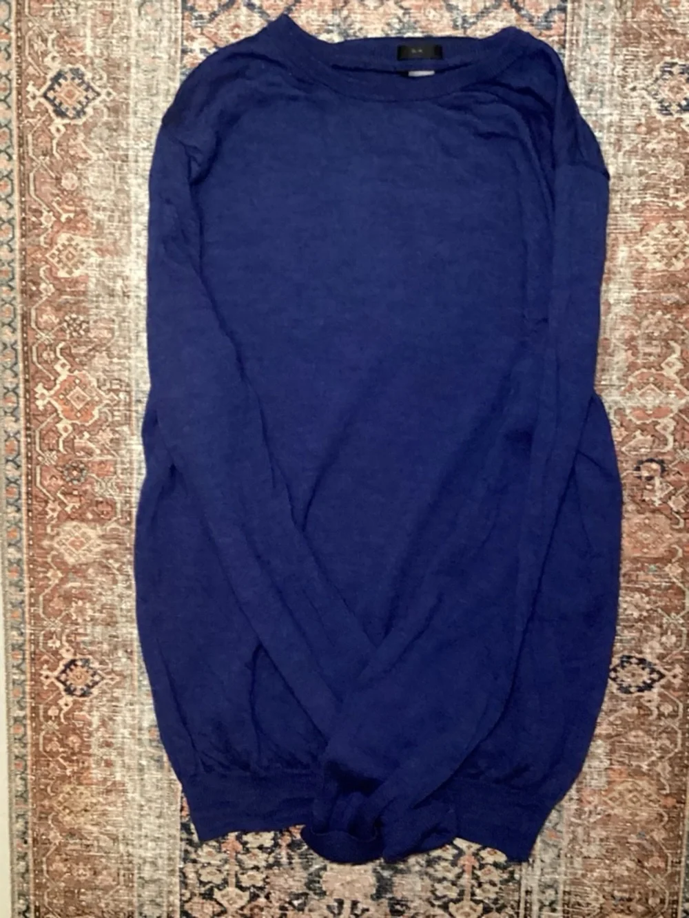 J. Crew Men's Crewneck Sweater in Royal Blue